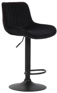 Tabouret de bar Lentini Lot de 2 Noir