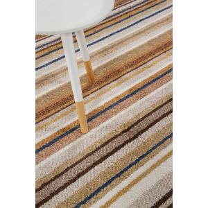 Moderner Teppich wohnzimmer STRIPPY Beige