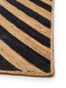 Tapis de jute Britt Noir - Fibres naturelles - 160 x 1 x 230 cm