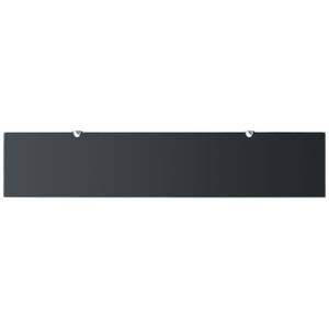 schwebendes Regal 3014170-2 Schwarz - Tiefe: 100 cm - Glas - Metall