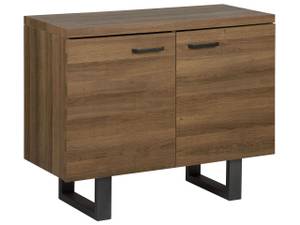 Sideboard TIMBER Grau - Eiche Dunkel - Breite: 94 cm