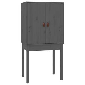 Highboard DE9797 Grau - Massivholz - 40 x 120 x 60 cm