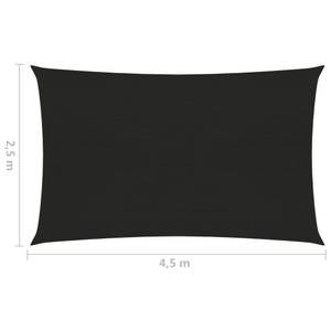 Voiles d'ombrage 3016419-3 Noir - 450 x 250 cm