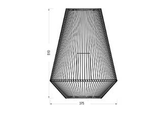 2er Set Outdoor Solar Tischleuchten Braun - Kunststoff - 26 x 30 x 26 cm