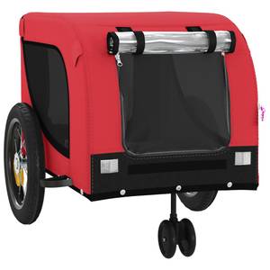 Remorque vélo pour chien 3028683-2 Noir - Rouge - 53 x 53 x 124 cm