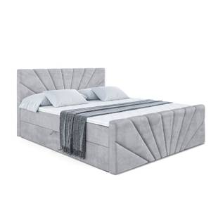 Boxspringbett MILTIO-Z Grau - Breite: 160 cm - H4