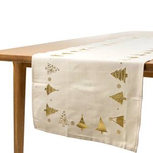 Tischläufer Weihnachtsbäume Weiß - Textil - 45 x 45 x 145 cm