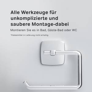 AM.PM Toilettenpapierhalter für WC Silber