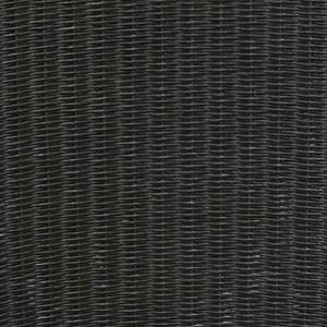 Chaise en loom noir et acajou Adlon Noir - Bois manufacturé - 48 x 103 x 63 cm