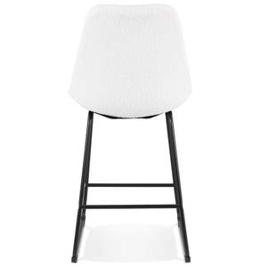 Tabouret De Bar ALICE Blanc - Métal - 48 x 109 x 55 cm