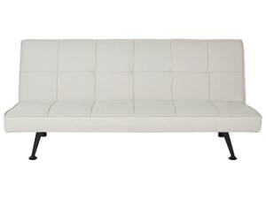 3-Sitzer Sofa HASLE Beige - Schwarz - Creme