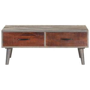 Couchtisch 321808 Grau - Massivholz - Holzart/Dekor - 100 x 40 x 60 cm