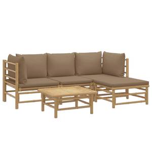 Garten-Lounge-Set 3028491-4 (5-teilig) Braun - Taupe