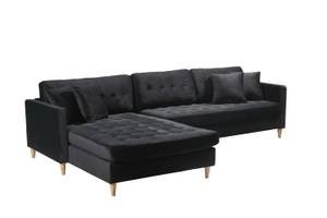 Chaiselongsofa Marino Deluxe Schwarz