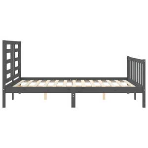 Bettgestell-K-3039 Grau - Holzwerkstoff - 156 x 100 x 206 cm