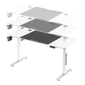 Verstellbarer Tisch Stryn Reinweiß - 140 x 60 cm