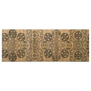 Tête de lit. Gena. 4 P. 160X60 Marron - Bois massif - Bois/Imitation - 160 x 60 x 5 cm