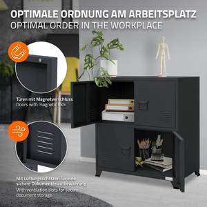 Aktenschrank abschließbar Anthrazit