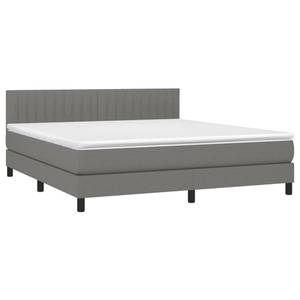 Boxspringbett 3017265-20 Dunkelgrau - Breite: 160 cm