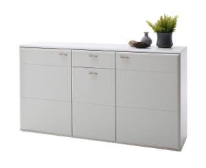 Sideboard Alexia 1 Weiß - Holzwerkstoff - Kunststoff - 165 x 90 x 44 cm