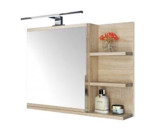 Badezimmerschrank mit Spiegel und LED Türanschlag links