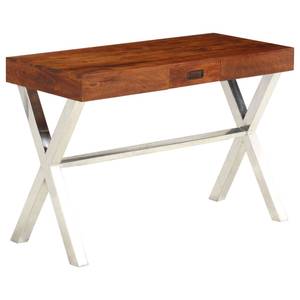 Bureau Marron - Bois massif - Bois/Imitation - 110 x 76 x 110 cm