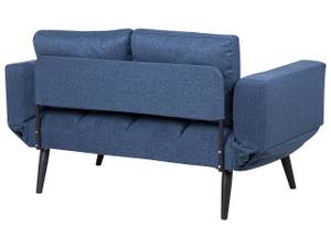 2-Sitzer Sofa BREKKE Schwarz - Blau - Marineblau