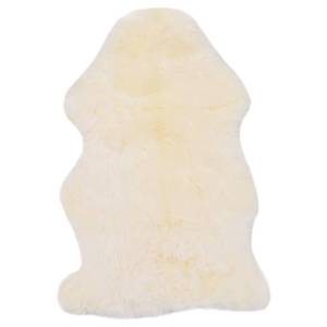 Tapis en peau de mouton 298681 Blanc