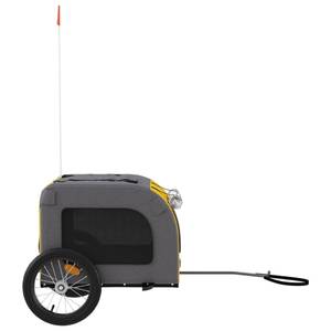 Remorque vélo pour chien 3028770-1 Jaune - 64 x 66 x 125 cm