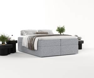 Boxspringbett Yoko Grau - Breite: 160 cm - H2