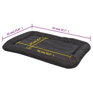 Matelas pour chiens 293851 Noir - 35 x 55 cm