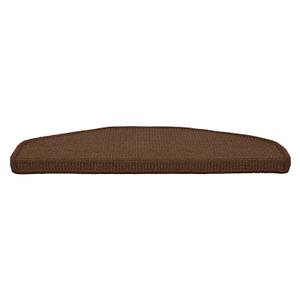 Sisal-Stufenmatte Pure Nature Dunkelbraun - 24 x 65 cm