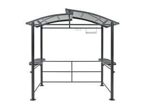 Cabane de jardin EMBERIO Gris - Matière plastique - 150 x 230 x 211 cm