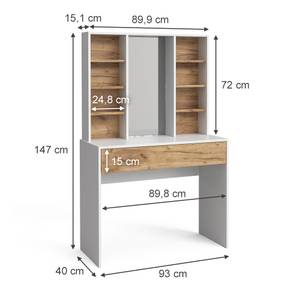 Schminktisch Alexa 41310 Sonoma Eiche Trüffel Dekor