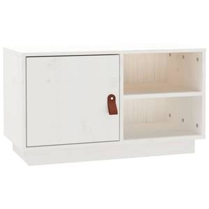 TV-Schrank D866 Weiß - Massivholz - 34 x 40 x 70 cm