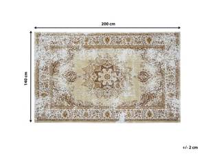 Teppich ALMUS Beige - Creme - 140 x 200 cm