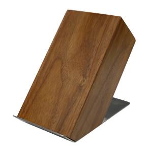 Stanley Rogers Messerblock+Tablethalter Braun - Holzwerkstoff - 13 x 21 x 24 cm