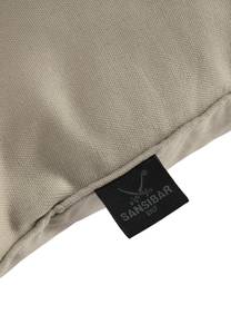 Kissenbezug Kissenhülle mit Logo Druck Grau - Naturfaser - 45 x 2 x 45 cm