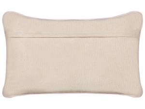 Coussin décoratif GAZANIA Beige - Blanc - 30 x 7 x 50 cm - Nombre de pièces dans le lot : 1