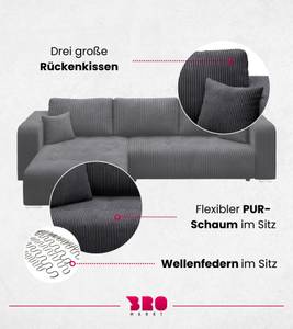 Ecksofa CELEST Schwarz