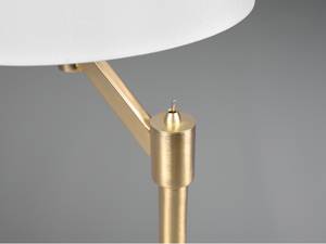 Tischlampe Messing Lampenschirm Stoff Messing - Weiß
