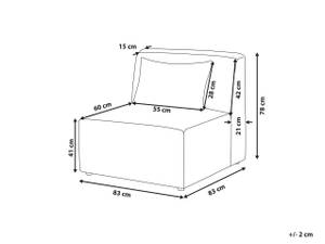 Sofaelement LEMVIG Dunkelgrün - Grün