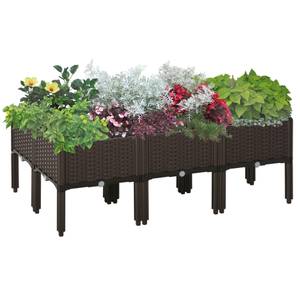 Hochbeet 845-439V02 Braun - Kunststoff - 40 x 44 x 40 cm