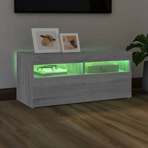 TV-Schrank mit LED-Leuchten D216 Grau