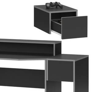 Set de table pour ordinateur Kron 2pcs. Noir