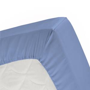 Damai Spannbettlaken (bis zu 25cm) - Blau - Textil - 27 x 7 x 37 cm