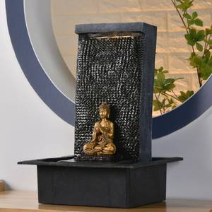 Brunnen aus Harz "Bouddha Zenitude" Kunststoff - 31 x 42 x 25 cm