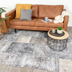 Patchwork Teppich Lago Patchwork Grau - 200 x 290 cm