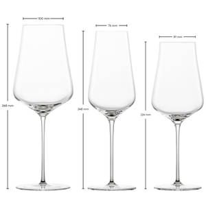 Weingläser-Set Duo 6-teilig Glas - 1 x 1 x 1 cm