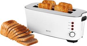 Toaster ST 13730 Weiß - Kunststoff - 45 x 23 x 21 cm